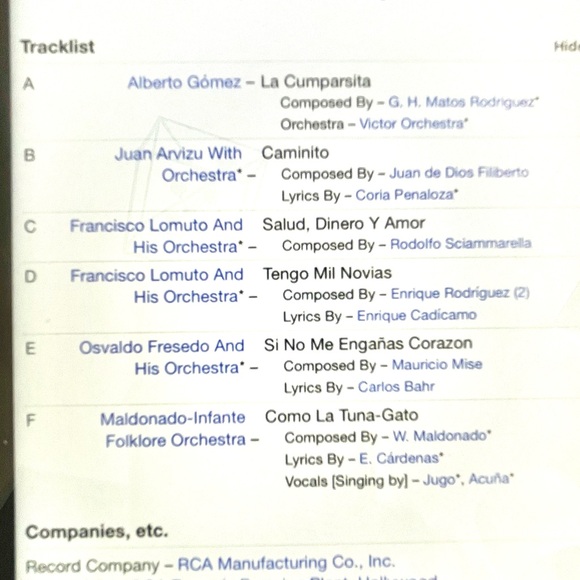 Vintage Fiesta in Argentina Victor Records Set 78 RPM, Album - Picture 5 of 6